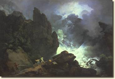 PhilipjamesDeLoutherbourgAnAvalanchesintheAlps1803TateGallerylondon